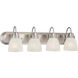 Torino 4 Light 30 inch Brushed Nickel Bath Bar Wall Light